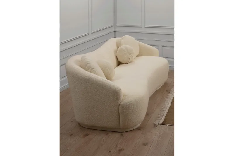 Yarrawonga Sofa 3-seters - Beige|Bouclé - Møbler - Sofaer - 3 seter sofa