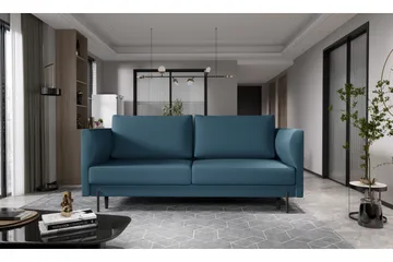 Zerlo 3-seters Sofa - Blå - Møbler - Sofaer - 3 seter sofa