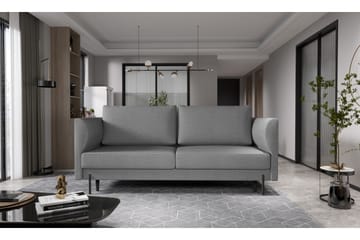 Zerlo 3-seters Sofa - Grå - Møbler - Sofaer - 3 seter sofa