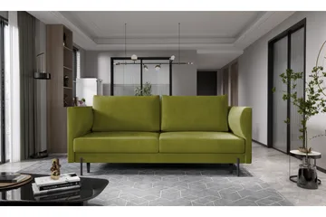 Zerlo 3-seters Sofa - LimeGrønn - Møbler - Sofaer - 3 seter sofa