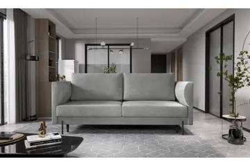 Zerlo 3-seters Sofa - Lysegrå - Møbler - Sofaer - 3 seter sofa
