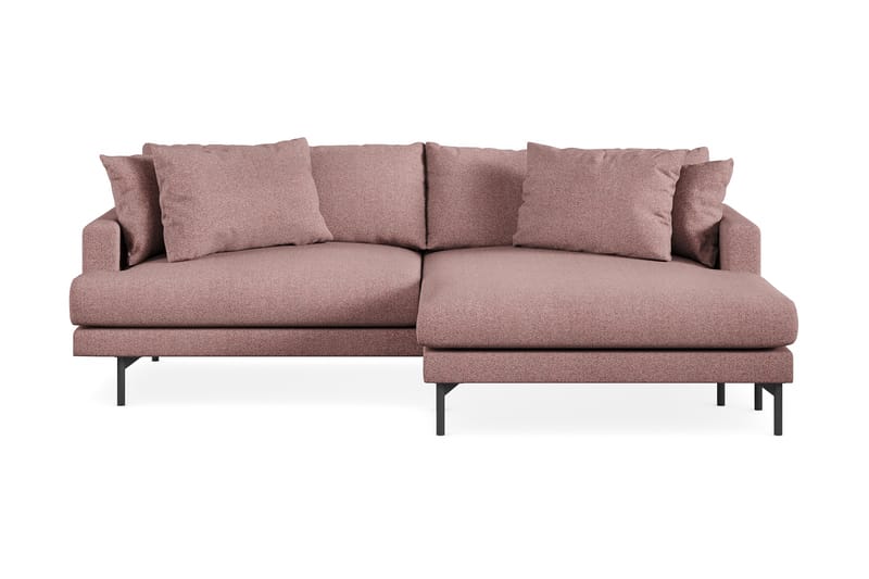 3-seters Divansofa Armunia - Lilla - 3 seters sofa med divan - Sofaer med sjeselong