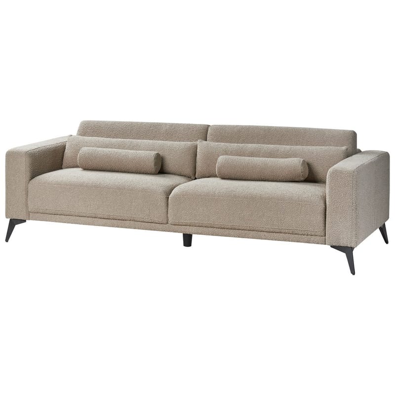 3-seters sofa Ange - Beige, svart/Bouclé - Møbler - Sofaer - 3 seter sofa