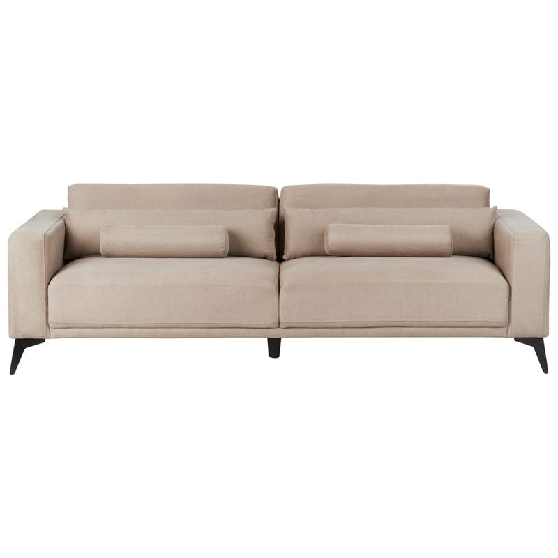3-seters sofa Ange, Beige, svart/Polyester
