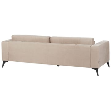 3-seters sofa Ange - Beige, svart/Polyester - Møbler - Sofaer - 3 seter sofa