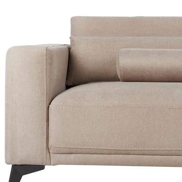 3-seters sofa Ange - Beige, svart/Polyester - Møbler - Sofaer - 3 seter sofa
