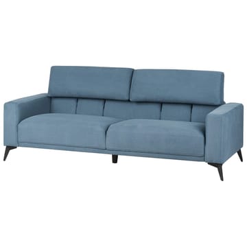 3-seters sofa Ange - Blå, Svart/Polyester - Møbler - Sofaer - 3 seter sofa