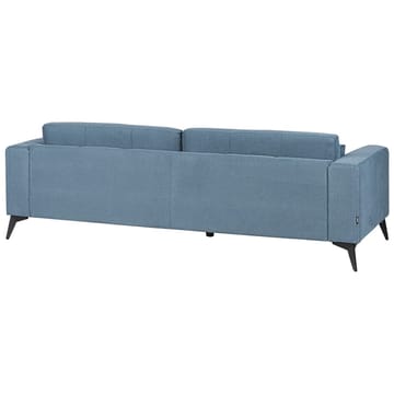 3-seters sofa Ange - Blå, Svart/Polyester - Møbler - Sofaer - 3 seter sofa