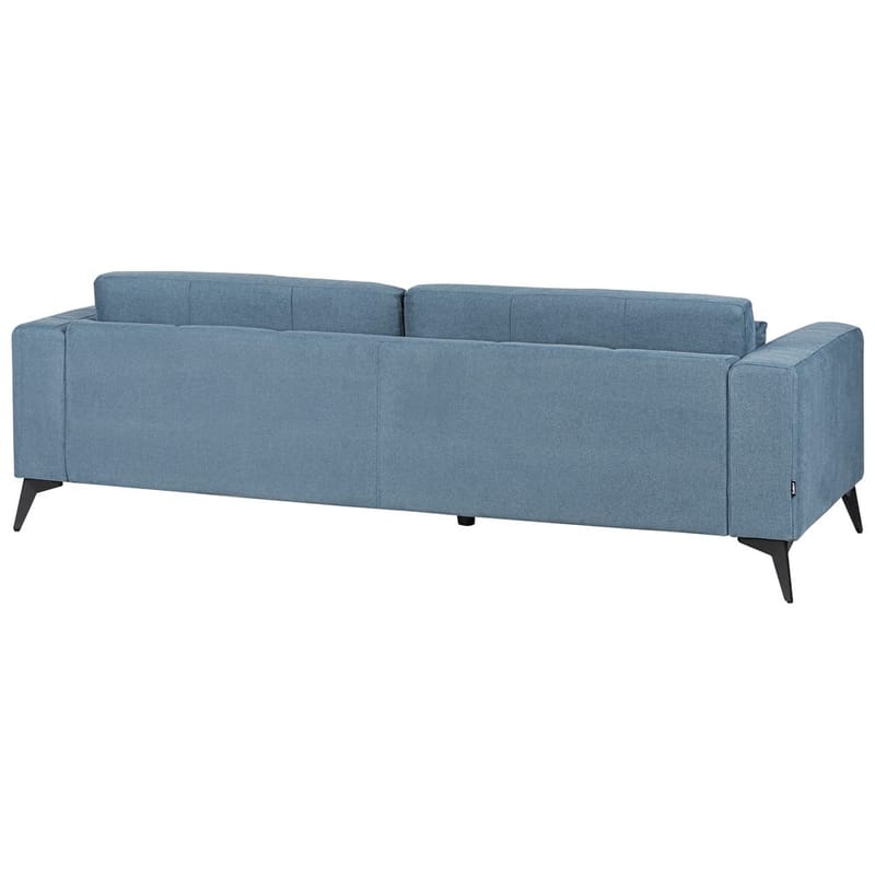 3-seters sofa Ange - Blå, Svart/Polyester - Møbler - Sofaer - 3 seter sofa