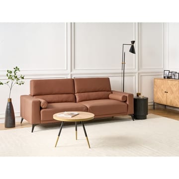 3-seters sofa Ange - Brun, Svart/Vegansk økologisk kunstlær - Møbler - Sofaer - 3 seter sofa