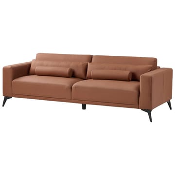3-seters sofa Ange - Brun, Svart/Vegansk økologisk kunstlær - Møbler - Sofaer - 3 seter sofa