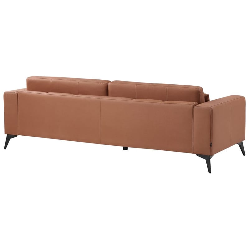 3-seters sofa Ange - Brun, Svart/Vegansk økologisk kunstlær - Møbler - Sofaer - 3 seter sofa