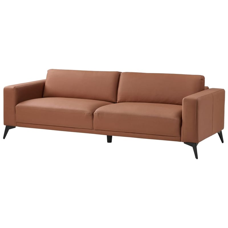 3-seters sofa Ange - Brun, Svart/Vegansk økologisk kunstlær - Møbler - Sofaer - 3 seter sofa