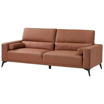 3-seters sofa Ange - Brun, Svart/Vegansk økologisk kunstlær - Møbler - Sofaer - 3 seter sofa