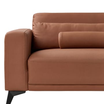 3-seters sofa Ange - Brun, Svart/Vegansk økologisk kunstlær - Møbler - Sofaer - 3 seter sofa