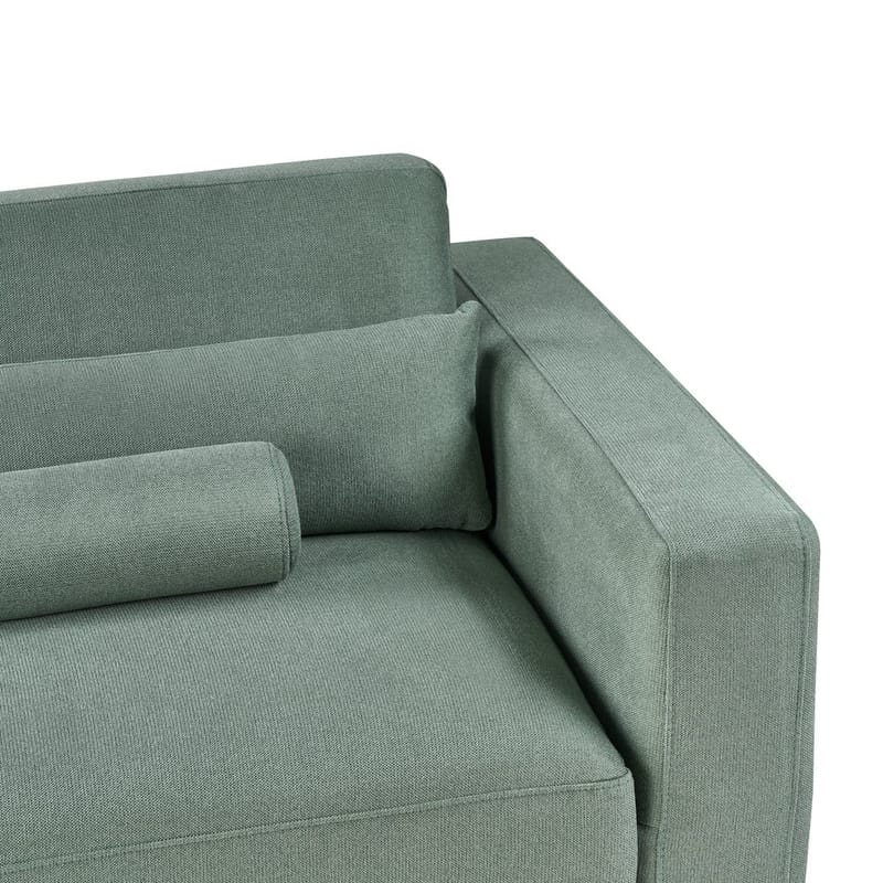 3-seters sofa Ange - Grønn, Svart/Polyester - Møbler - Sofaer - 3 seter sofa