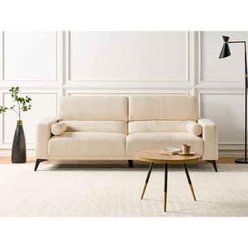 3-seters sofa Ange - Hvit, Svart/Bouclé - Møbler - Sofaer - 3 seter sofa