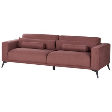 3-seters sofa Ange - Rød, Svart/Polyester - Møbler - Sofaer - 3 seter sofa