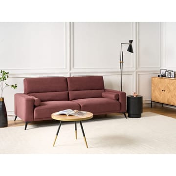3-seters sofa Ange - Rød, Svart/Polyester - Møbler - Sofaer - 3 seter sofa