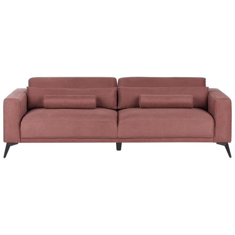 3-seters sofa Ange - Rød, Svart/Polyester - Møbler - Sofaer - 3 seter sofa