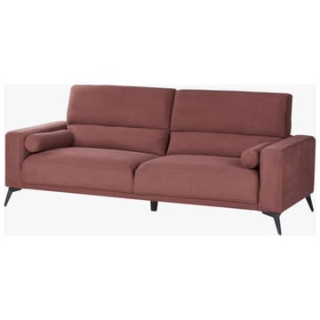 3-seters sofa Ange - Rød, Svart/Polyester - Møbler - Sofaer - 3 seter sofa