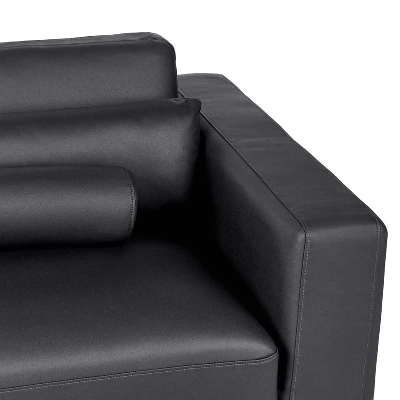 3-seters sofa Ange - Svart/Kunstlær - Møbler - Sofaer - 3 seter sofa
