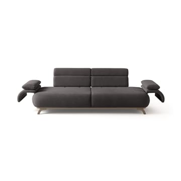 3-seters sofa Atelier Del Sofa Bonjo Silver (246 x 81 x 97 cm) Antrasitt - Antrasitt - Møbler - Sofaer - 3 seter sofa