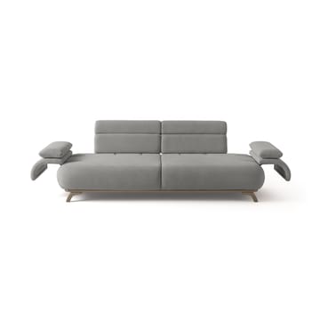 3-seters sofa Atelier Del Sofa Bonjo Silver (246 x 81 x 97 cm) Grå - Grå - Møbler - Sofaer - 3 seter sofa