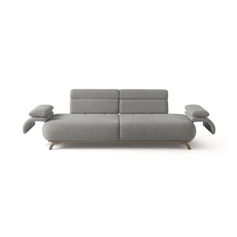 3-seters sofa Atelier Del Sofa Bonjo Silver (246 x 81 x 97 cm) Grå - Grå - Møbler - Sofaer - 3 seter sofa