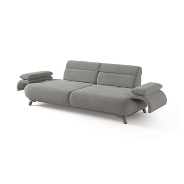 3-seters sofa Atelier Del Sofa Bonjo Silver (246 x 81 x 97 cm) Grå - Grå - Møbler - Sofaer - 3 seter sofa
