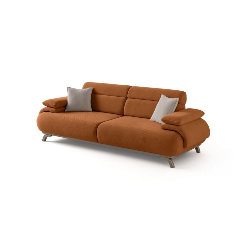 3-seters sofa Atelier Del Sofa Bonjo Silver (246 x 81 x 97 cm) Tile Red - Teglsteinrød - Møbler - Sofaer - 3 seter sofa