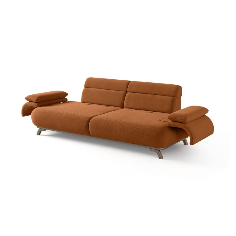 3-seters sofa Atelier Del Sofa Bonjo Silver (246 x 81 x 97 cm) Tile Red - Teglsteinrød - Møbler - Sofaer - 3 seter sofa