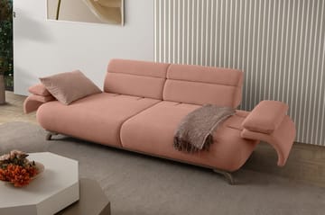 3-seters sofa Atelier Del Sofa Bonjo Silver (246 x 81 x 97 cm) Pudder - Pudder - Møbler - Sofaer - 3 seter sofa