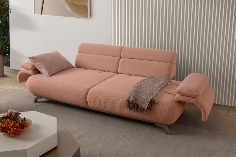 3-seters sofa Atelier Del Sofa Bonjo Silver (246 x 81 x 97 cm) Pudder - Pudder - Møbler - Sofaer - 3 seter sofa