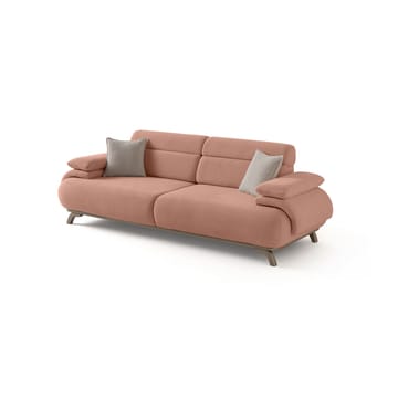3-seters sofa Atelier Del Sofa Bonjo Silver (246 x 81 x 97 cm) Pudder - Pudder - Møbler - Sofaer - 3 seter sofa