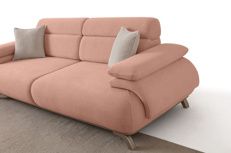 3-seters sofa Atelier Del Sofa Bonjo Silver (246 x 81 x 97 cm) Pudder - Pudder - Møbler - Sofaer - 3 seter sofa