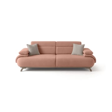 3-seters sofa Atelier Del Sofa Bonjo Silver (246 x 81 x 97 cm) Pudder - Pudder - Møbler - Sofaer - 3 seter sofa