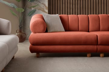 3-seters sofa Atelier Del Sofa Gloria (240 x 80 x 95 cm) Tile Red - Tile Red - Møbler - Sofaer - 3 seter sofa