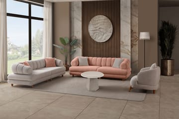 3-seters sofa Atelier Del Sofa Gloria (240 x 80 x 95 cm) Pudder - Pudder - Møbler - Sofaer - 3 seter sofa