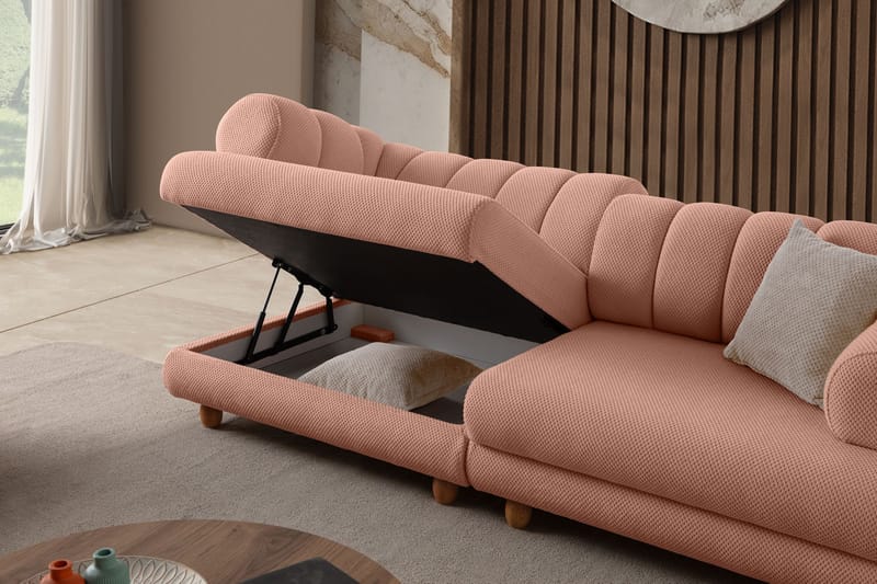 3-seters sofa Atelier Del Sofa Gloria (240 x 80 x 95 cm) Pudder - Pudder - Møbler - Sofaer - 3 seter sofa