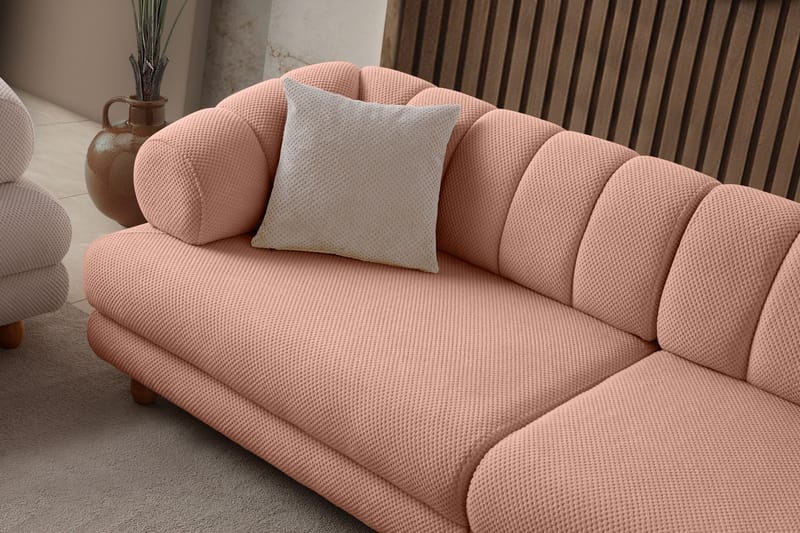 3-seters sofa Atelier Del Sofa Gloria (240 x 80 x 95 cm) Pudder - Pudder - Møbler - Sofaer - 3 seter sofa