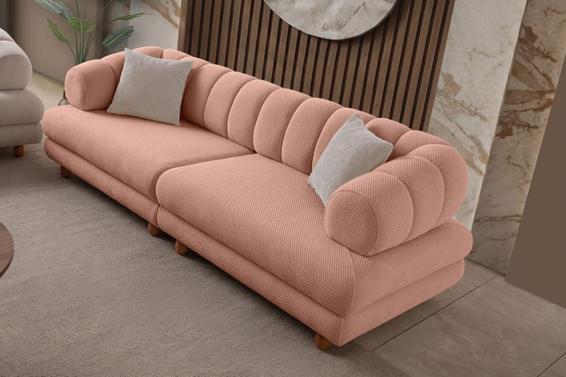 3-seters sofa Atelier Del Sofa Gloria (240 x 80 x 95 cm) Pudder - Pudder - Møbler - Sofaer - 3 seter sofa