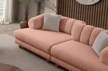 3-seters sofa Atelier Del Sofa Gloria (240 x 80 x 95 cm) Pudder - Pudder - Møbler - Sofaer - 3 seter sofa