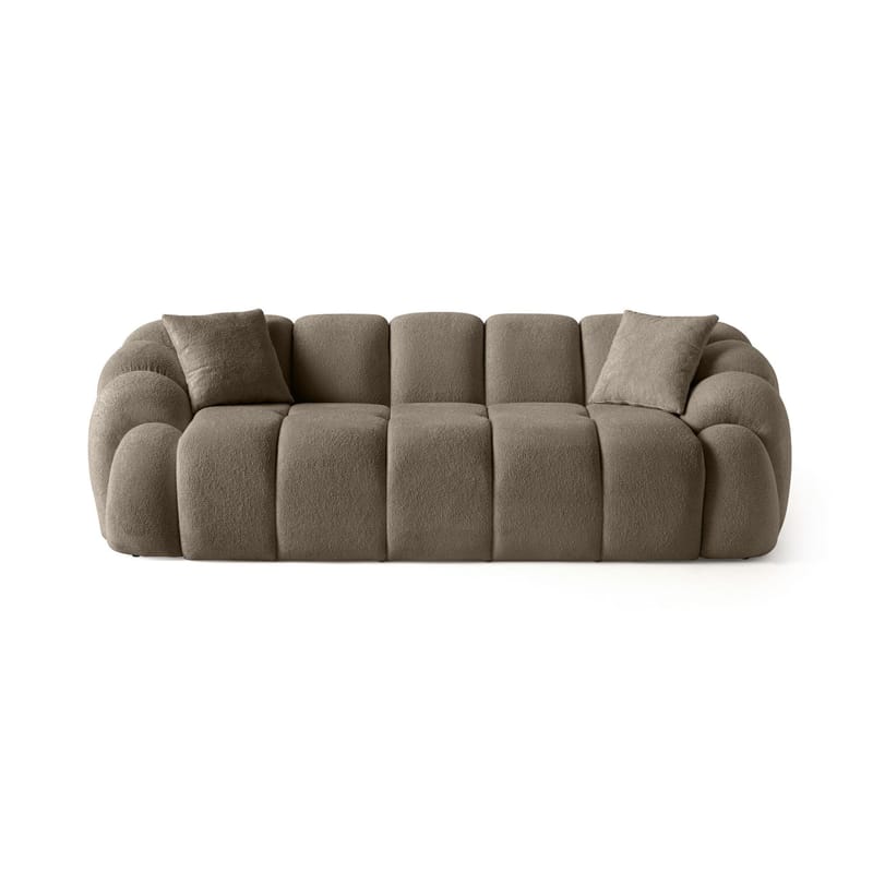 3-seters sofa Atelier Del Sofa Octavio (233 x 70 x 80 cm) Brun - Møbler - Sofaer - 3 seter sofa