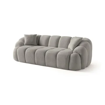 3-seters sofa Atelier Del Sofa Octavio (233 x 70 x 80 cm) Grå