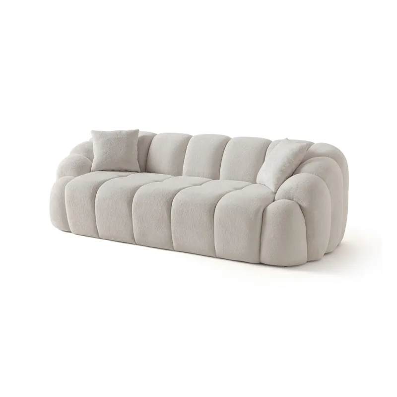 3-seters sofa Atelier Del Sofa Octavio (233 x 70 x 80 cm) Hvit
