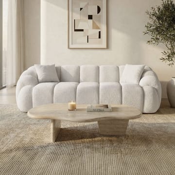 3-seters sofa Atelier Del Sofa Octavio (233 x 70 x 80 cm) Hvit - Møbler - Sofaer - 3 seter sofa