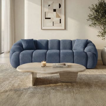 3-seters sofa Atelier Del Sofa Octavio (233 x 70 x 80 cm) Marineblå - Møbler - Sofaer - 3 seter sofa