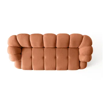 3-seters sofa Atelier Del Sofa Octavio (233 x 70 x 80 cm) Tile Red - Møbler - Sofaer - 3 seter sofa