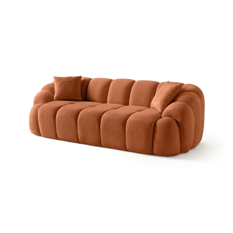 3-seters sofa Atelier Del Sofa Octavio (233 x 70 x 80 cm) Tile Red